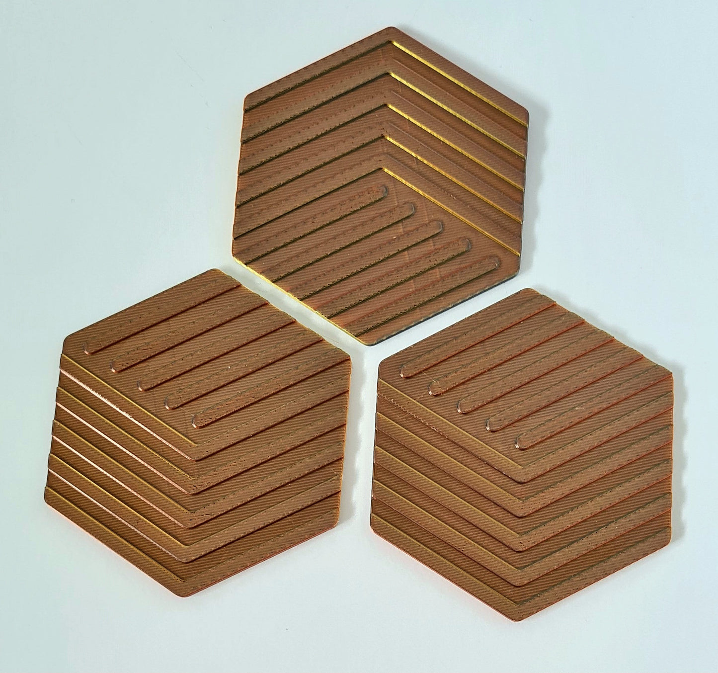 Coaster Set - Illusion Cube