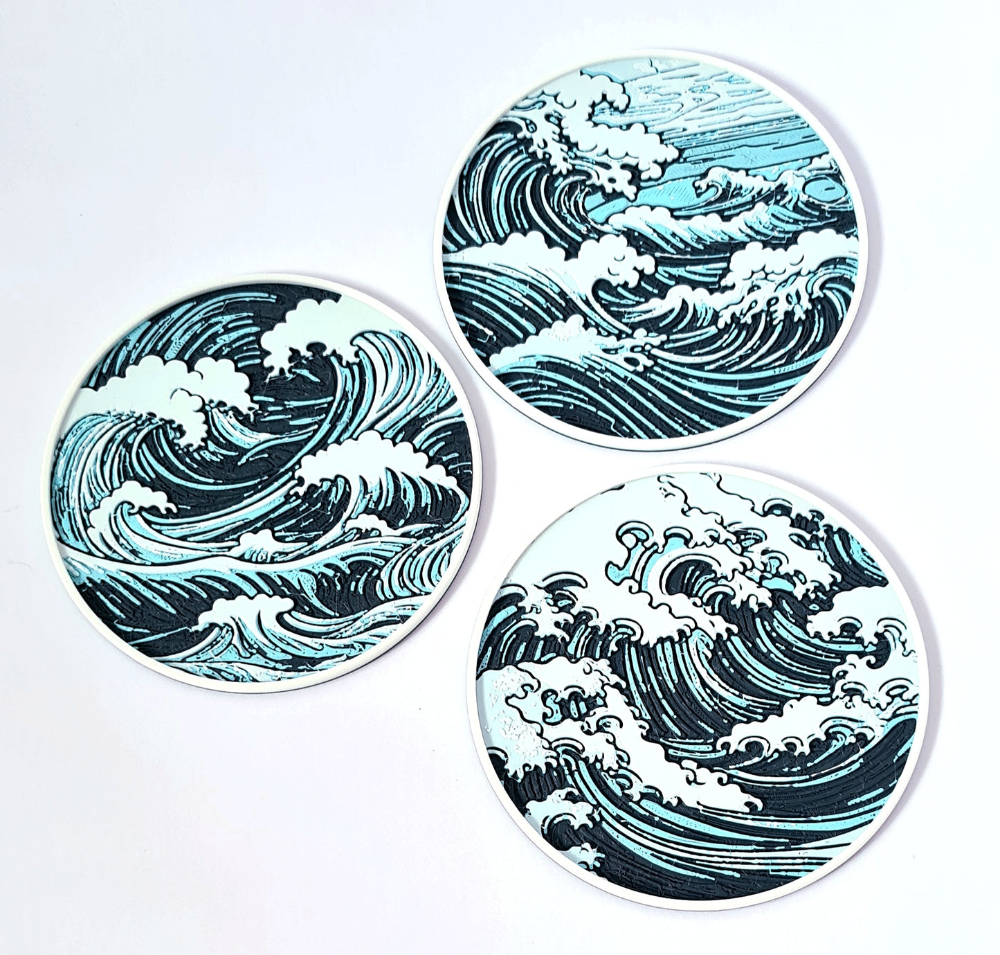 Coaster Set - Big Wave
