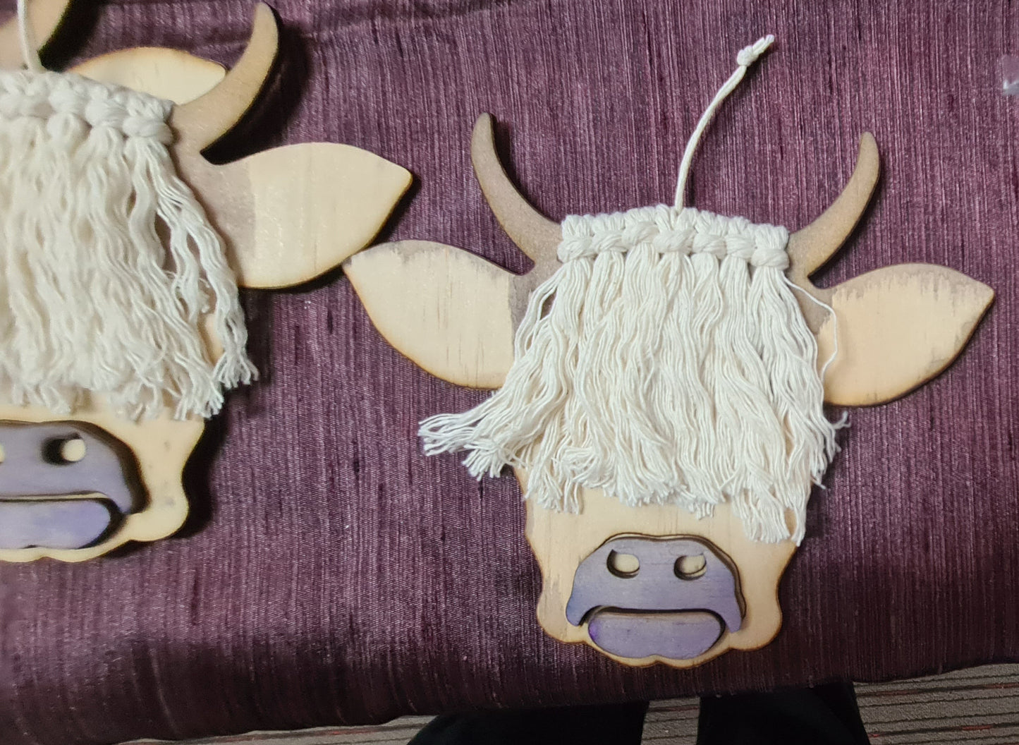 Highland Cattle Hanging Ornaments