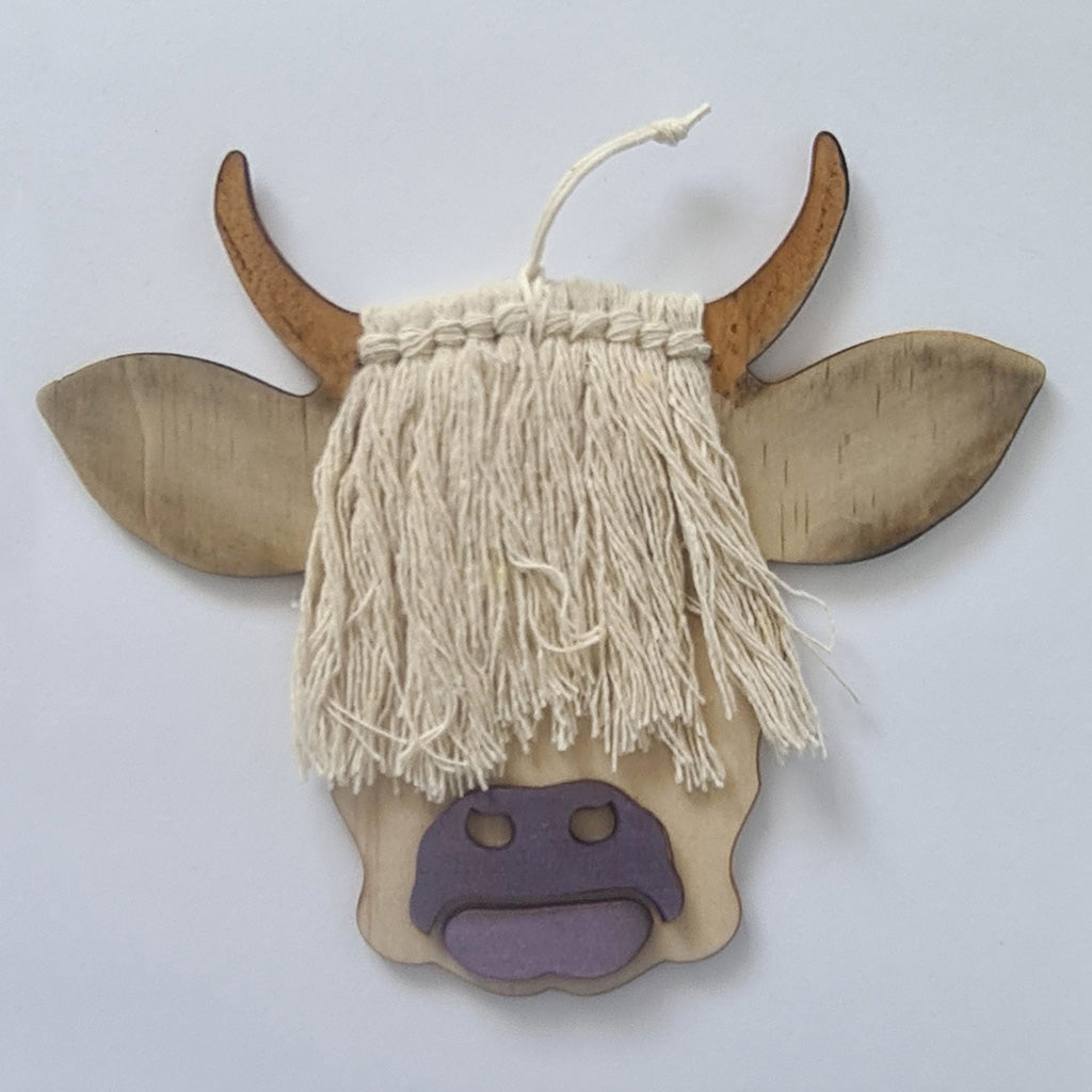 Highland Cattle Hanging Ornaments